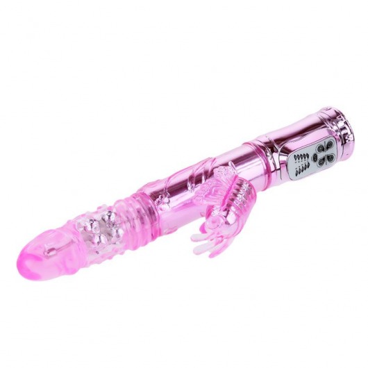 Вибратор-бабочка Throbbing Butterfly - 29,5 см. - Baile