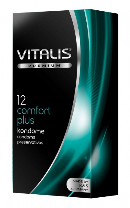 Контурные презервативы VITALIS PREMIUM comfort plus - 12 шт. - Vitalis - купить с доставкой в Сочи