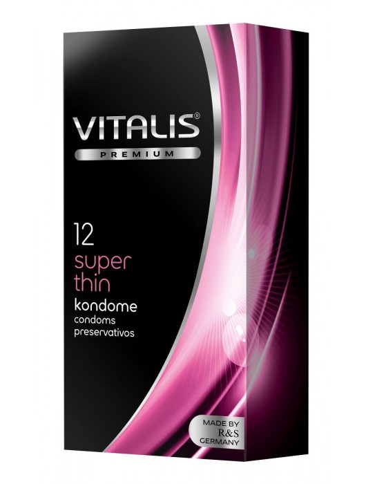 Ультратонкие презервативы VITALIS PREMIUM super thin - 12 шт. - Vitalis - купить с доставкой в Сочи