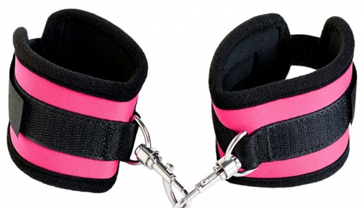 Оковы на ноги из неопрена розового цвета - ToyFa - купить с доставкой в Сочи