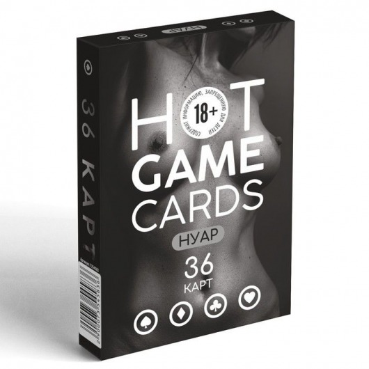 Игральные карты HOT GAME CARDS НУАР - 36 шт. - Сима-Ленд - купить с доставкой в Сочи