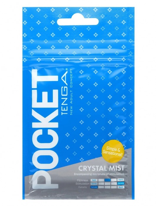 Карманный мастурбатор Crystal Mist - Tenga - в Сочи купить с доставкой