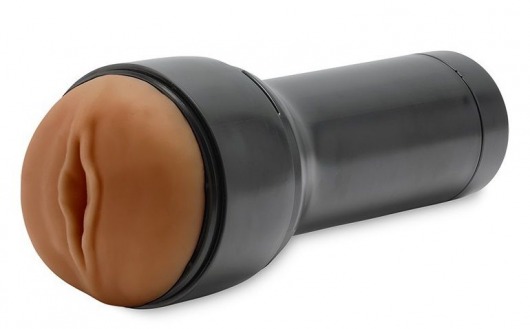 Коричневый мастурбатор-вагина Feel Stroker - Kiiroo - в Сочи купить с доставкой