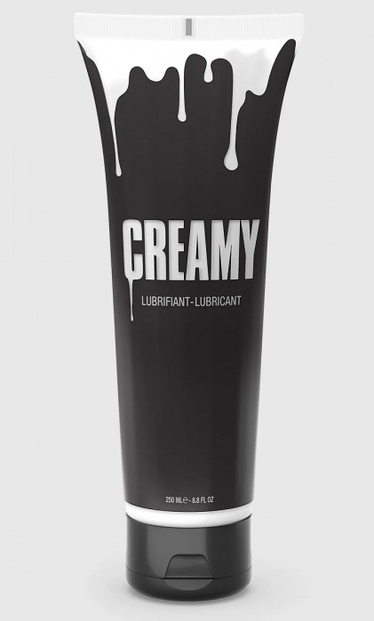 Смазка на водной основе Creamy с консистенцией спермы - 250 мл. - Strap-on-me - купить с доставкой в Сочи