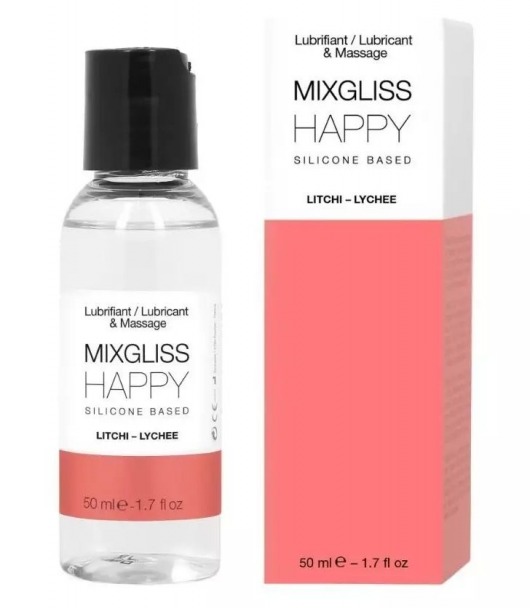 Смазка на силиконовой основе Mixgliss Happy - 50 мл. - Mixgliss - купить с доставкой в Сочи