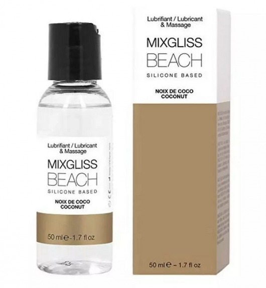 Смазка на силиконовой основе Mixgliss Beach - 50 мл. - Mixgliss - купить с доставкой в Сочи