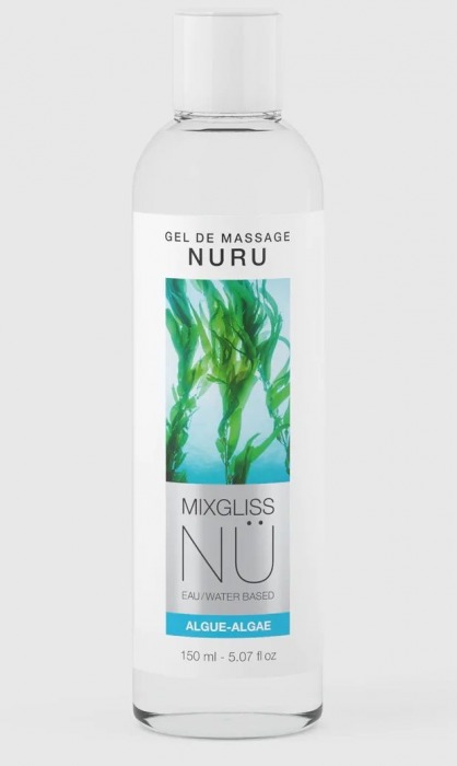 Массажный гель на водной основе Mixgliss NU Algae - 150 мл. - Strap-on-me - купить с доставкой в Сочи