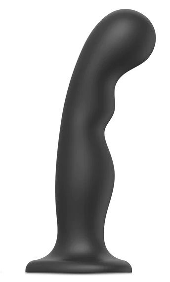 Черная насадка Strap-On-Me Dildo Plug P G size XXL - Strap-on-me - купить с доставкой в Сочи