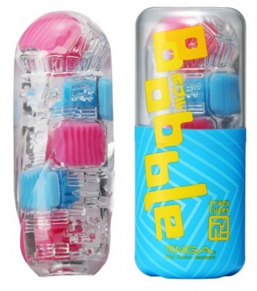 Мастурбатор Tenga Bobble Crazy Cubes - Tenga - в Сочи купить с доставкой