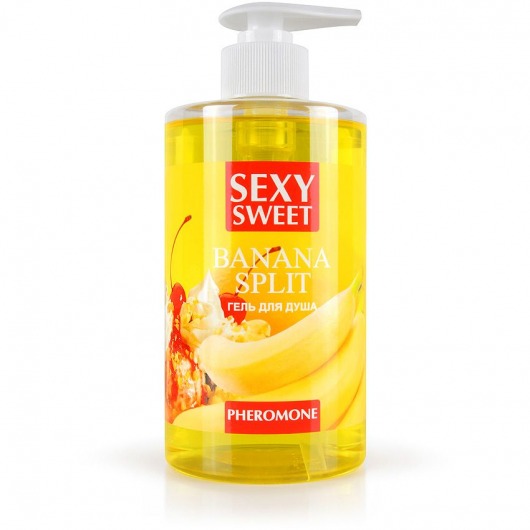 Гель для душа Sexy Sweet Banana Split с ароматом банана и феромонами - 430 мл. -  - Магазин феромонов в Сочи