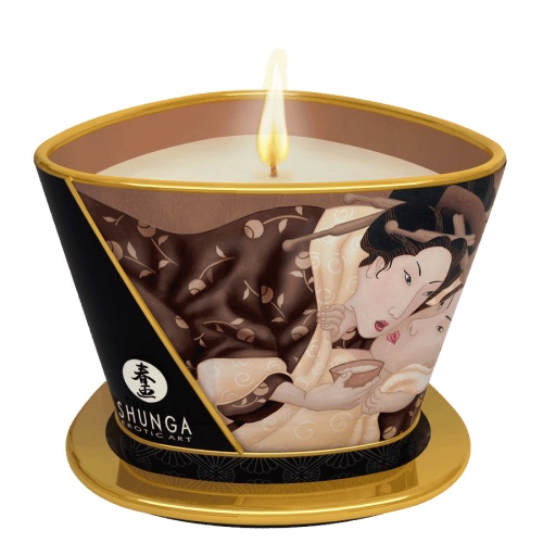 Массажная свеча Intoxicatin Chocolate с ароматом шоколада - 170 мл. - Shunga - купить с доставкой в Сочи