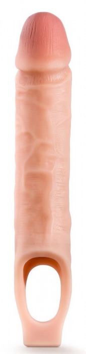 Телесная насадка на пенис 10 Inch Cock Sheath Extender - 25 см. - Blush Novelties - в Сочи купить с доставкой