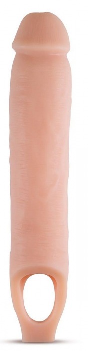 Телесная насадка на пенис 11.5 Inch Cock Sheath Penis Extender - 29,2 см. - Blush Novelties - в Сочи купить с доставкой