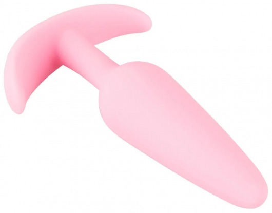 Розовая анальная втулка Mini Butt Plug - 8,4 см. - Orion