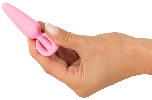 Розовая анальная втулка Mini Butt Plug - 8,4 см. - Orion