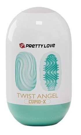 Бирюзовый мастурбатор-яйцо Twist Angel - Baile - в Сочи купить с доставкой