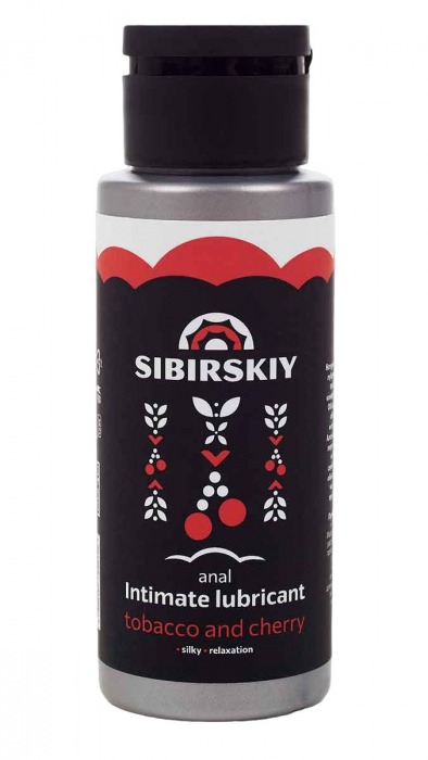 Анальный лубрикант на водной основе SIBIRSKIY с ароматом вишни и табака - 100 мл. - Sibirskiy - купить с доставкой в Сочи