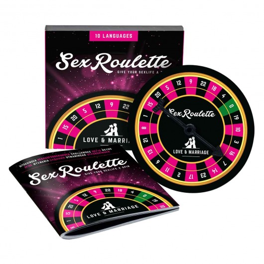 Настольная игра-рулетка Sex Roulette Love   Marriage - Tease&Please - купить с доставкой в Сочи