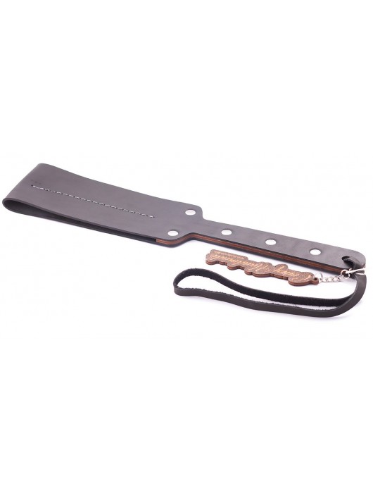 Гладкий мягкий удлиненный пэддл с заклепками - 32 см. - Crazy Handmade - купить с доставкой в Сочи