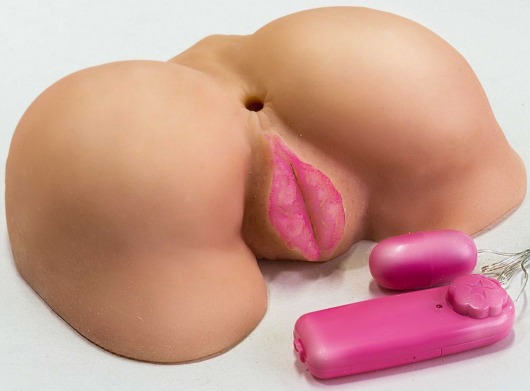 Вибровагина с двумя отверстиями и с выносным пультом - LOVETOY (А-Полимер) - в Сочи купить с доставкой