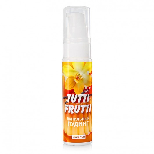 Интимный гель на водной основе Tutti-Frutti  Ванильный пудинг  - 30 гр. - Биоритм - купить с доставкой в Сочи