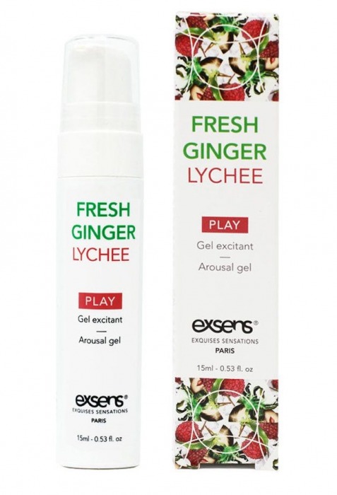 Возбуждающий гель Fresh Ginger Lychee Arousal Gel - 15 мл. - Exsens - купить с доставкой в Сочи