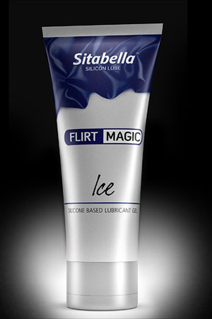 Силиконовая гель-смазка FLIRT MAGIC Ice с лёгким пролонгирующим эффектом - 75 мл. - Sitabella - купить с доставкой в Сочи