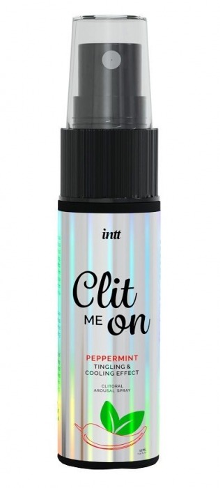 Клиторальный возбуждающий спрей Clit Me On Peppermint - 12 мл. - INTT - купить с доставкой в Сочи