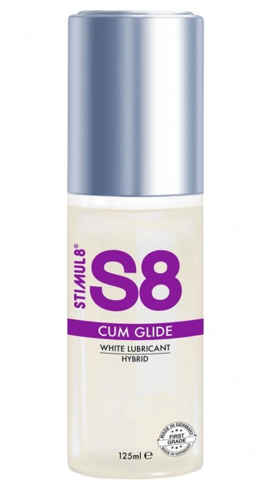 Гибридный лубрикант S8 Hybrid Cum Glide с консистенцией спермы - 125 мл. - Stimul8 - купить с доставкой в Сочи