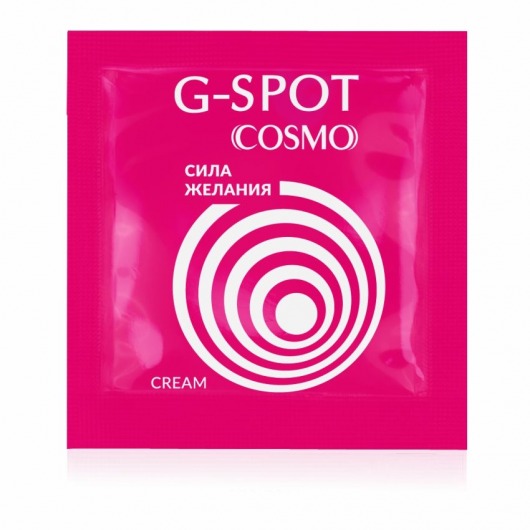 Стимулирующий интимный крем для женщин Cosmo G-spot - 2 гр. - Биоритм - купить с доставкой в Сочи