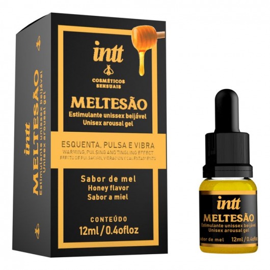 Возбуждающий унисекс гель Meltesao - 12 мл. - INTT - купить с доставкой в Сочи