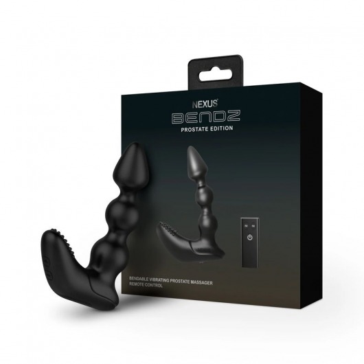 Черный вибростимулятор Nexus Bendz Prostate Edition - 14,1 см. - Nexus Range - в Сочи купить с доставкой