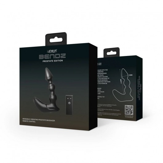 Черный вибростимулятор Nexus Bendz Prostate Edition - 14,1 см. - Nexus Range - в Сочи купить с доставкой