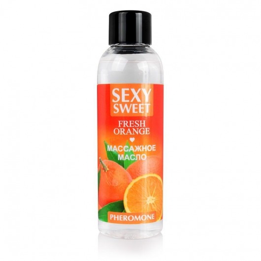 Массажное масло Sexy Sweet Fresh Orange с ароматом апельсина и феромонами - 75 мл. - Биоритм - купить с доставкой в Сочи