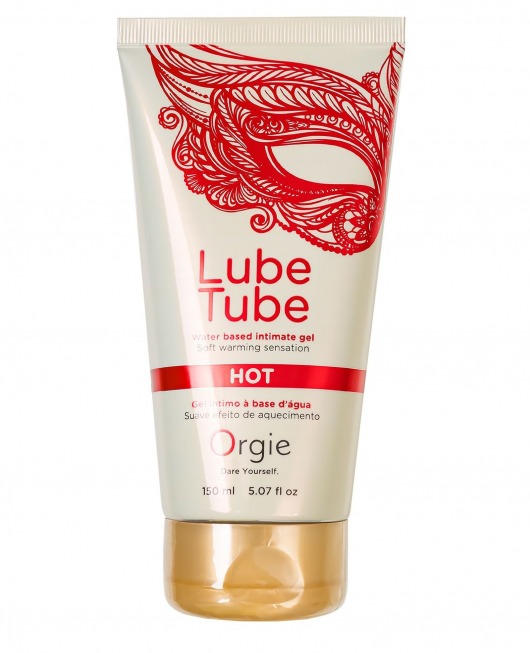 Интимный гель на водной основе Lube Tube Hot с разогревающим эффектом - 150 мл. - ORGIE - купить с доставкой в Сочи