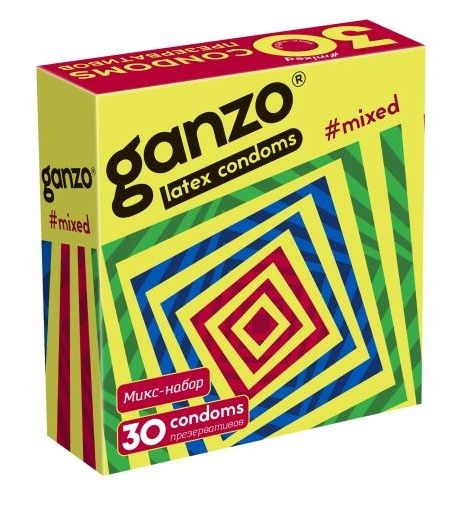 Микс-набор из 30 презервативов Ganzo Mixed - Ganzo - купить с доставкой в Сочи