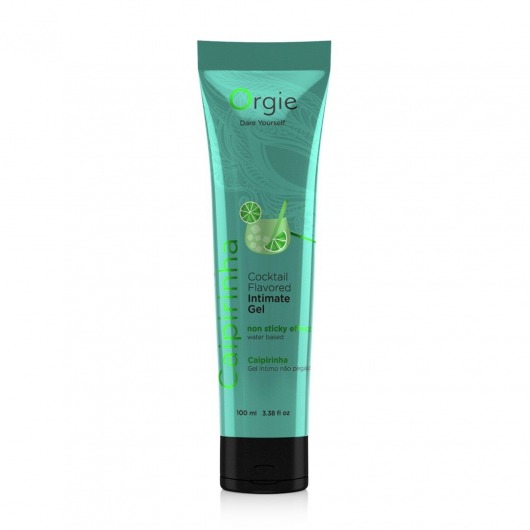 Съедобный интимный гель Orgie Lube Tube Cocktail Caipirinha - 100 мл. - ORGIE - купить с доставкой в Сочи