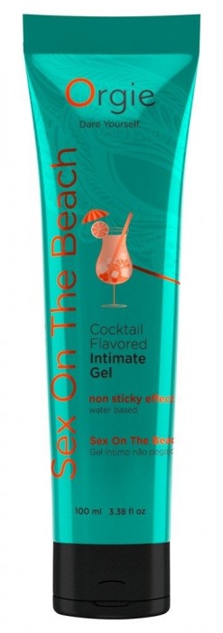 Съедобный интимный гель Orgie Lube Tube Cocktail Sex On The Beach - 100 мл. - ORGIE - купить с доставкой в Сочи