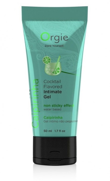 Съедобный интимный гель Orgie Lube Tube Cocktail Caipirinha - 50 мл. - ORGIE - купить с доставкой в Сочи
