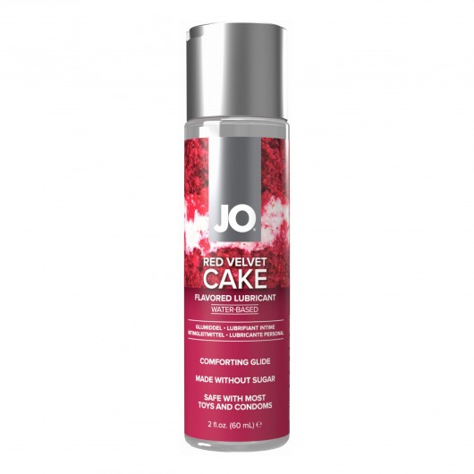 Лубрикант на водной основе JO H2O Red Velvet Cake Flavored Lubricant - 60 мл. - System JO - купить с доставкой в Сочи