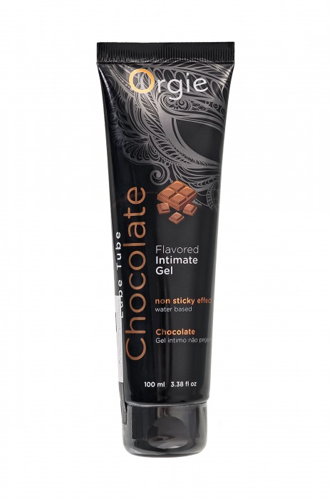 Интимный гель на водной основе Lube Tube Chocolate с шоколадным вкусом - 100 мл. - ORGIE - купить с доставкой в Сочи