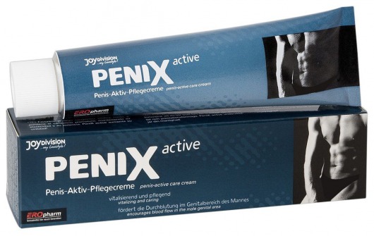 Возбуждающий крем для мужчин PeniX active - 75 мл. - Joy Division - купить с доставкой в Сочи