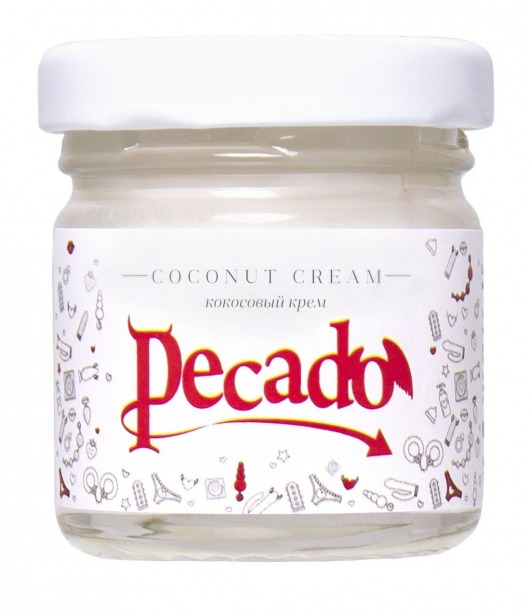 Массажная свеча Сoconut Cream - 35 мл. - Pecado - купить с доставкой в Сочи