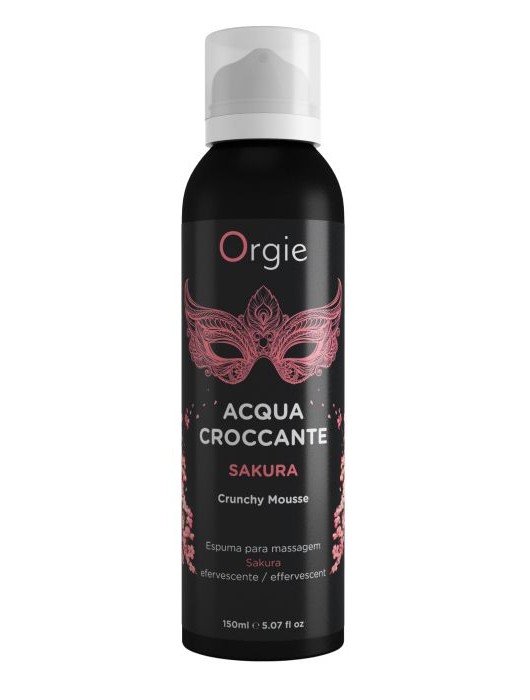 Хрустящая пенка для массажа Orgie Acqua Croccante Sakura с ароматом сакуры - 150 мл. - ORGIE - купить с доставкой в Сочи