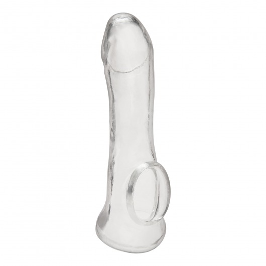 Прозрачная насадка на пенис Transparent Penis Enhancing Sleeve Extension - 15,9 см. - BlueLine - в Сочи купить с доставкой
