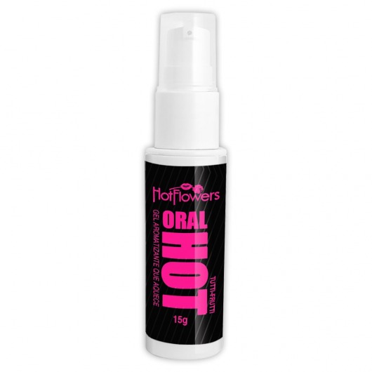 Гель для оральных ласк Oral Hot с согревающим эффектом - 15 гр. - HotFlowers - купить с доставкой в Сочи