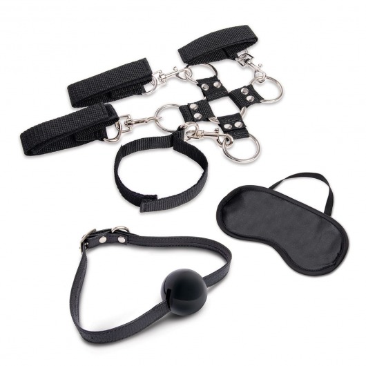 Набор для фиксации из 7 предметов Hogtie   Ball Gag Kit - Lux Fetish - купить с доставкой в Сочи
