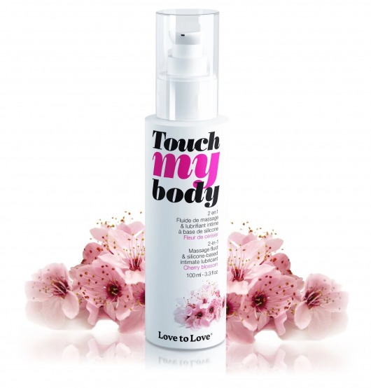 Силиконовый лубрикант 2-в-1 Touch My Body с ароматом вишнёвого цвета - 100 мл. - Love to Love - купить с доставкой в Сочи