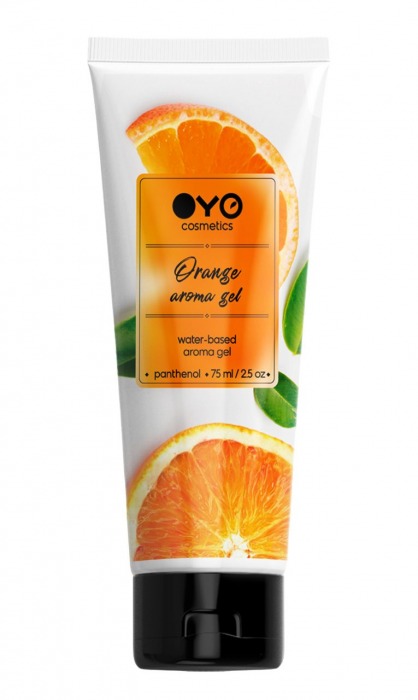 Лубрикант на водной основе OYO Aroma Gel Orange с ароматом апельсина - 75 мл. - OYO - купить с доставкой в Сочи