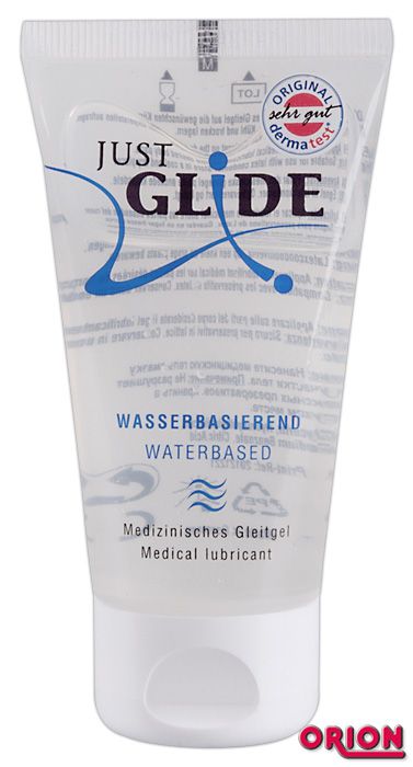 Вагинальная смазка на водной основе JUSTGLIDE - 50 мл. - Orion - купить с доставкой в Сочи